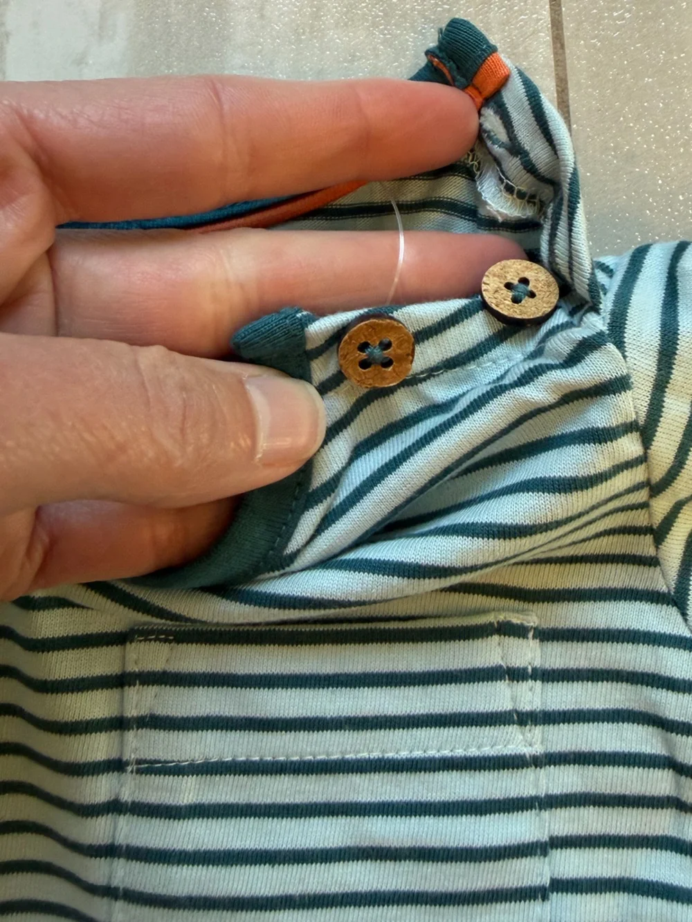 NWT RuggedButts Twilight & Starlight Striped Button Long Sleeve T-Shirt boys 3M